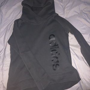 Dark Grey Women’s Adidas hoodie- size small